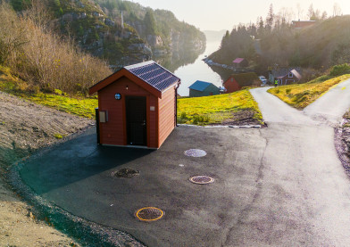 Bilde av pumpestasjon