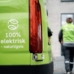 Elektrisk bil fra Bring.